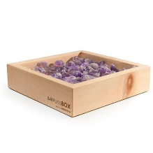Soothing foot massage with the barefoot box with amethyst