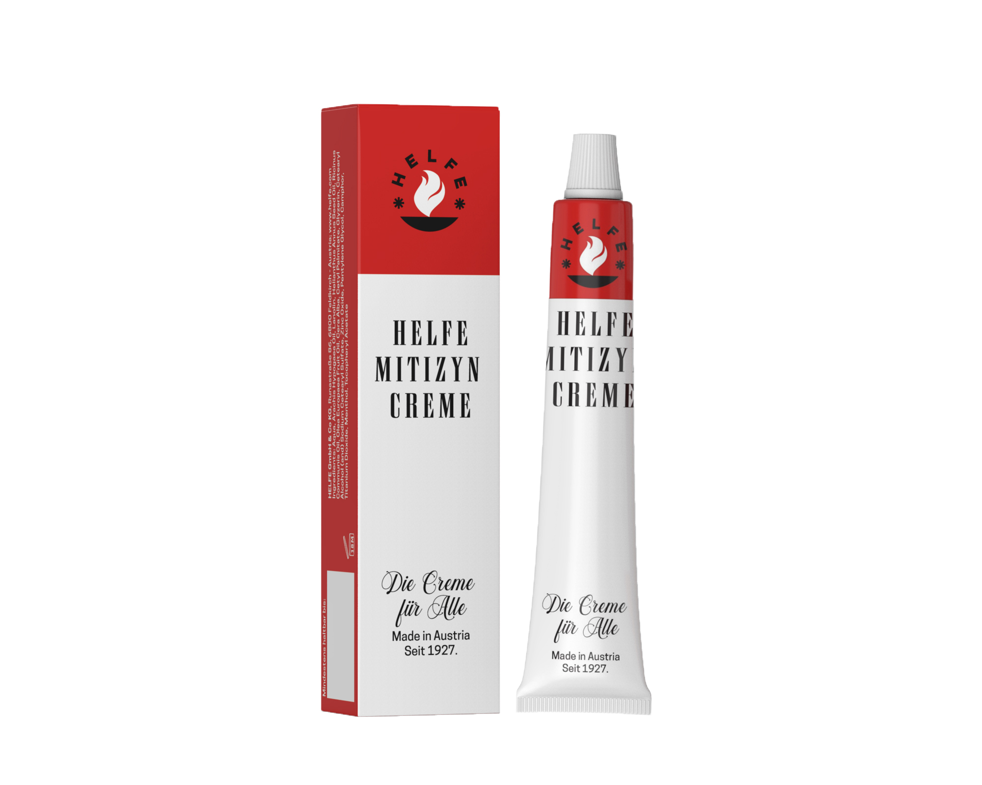 La crema Helfe Mitizyn ha un effetto curativo e curativo della pelle