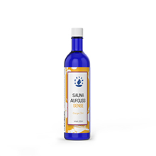 'Sense' sauna infusion from Helfe with a fragrant mixture of orange and cinnamon