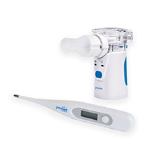Inhaler Medisana Promed INH-2.1 and clinical thermometer Medisana Promed PFT-3.7