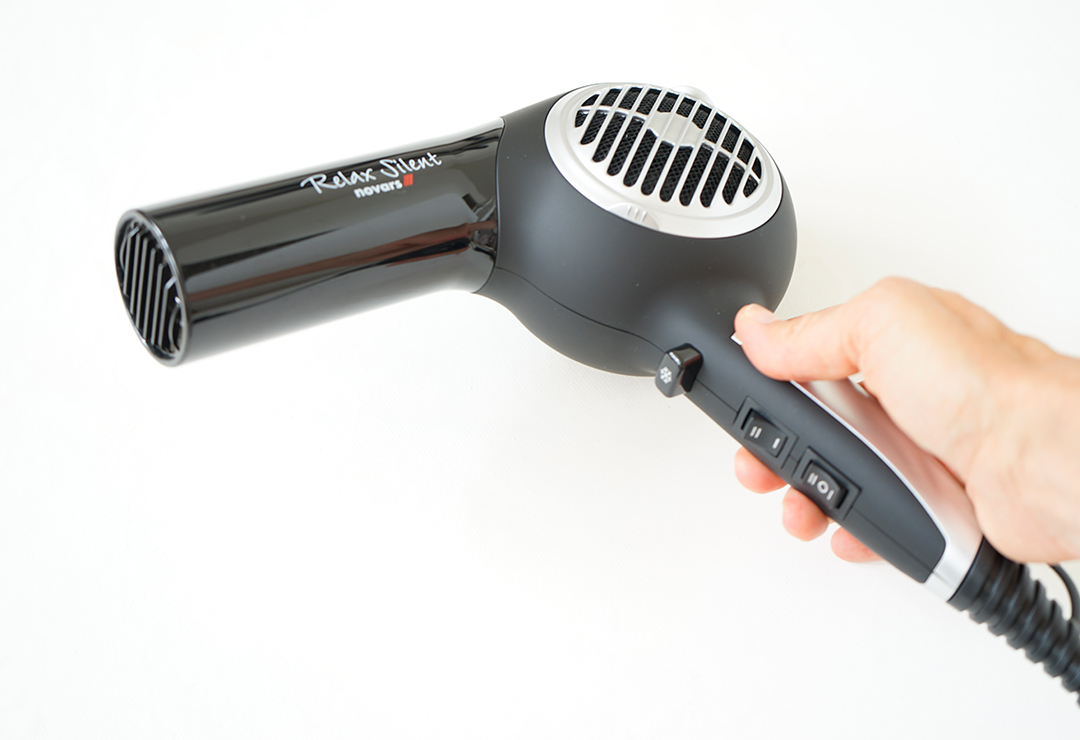 The Novars Relax Silent is a super light professional hair dryer