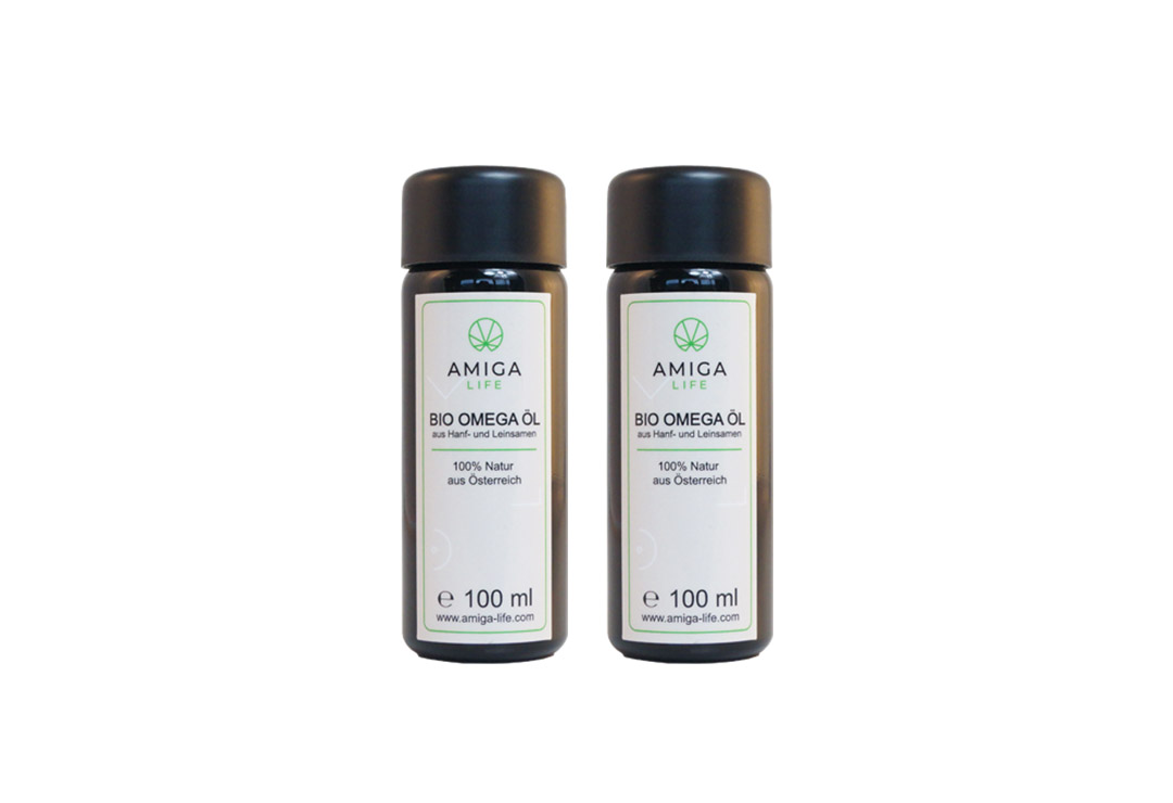 The Amiga Life Bio Omega Oil contains valuable vegetable fatty acids