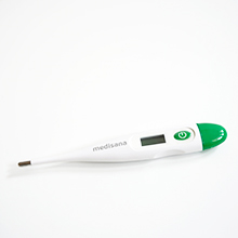 Precise digital clinical thermometer Medisana FTC for oral, axillary or rectal fever measurement.