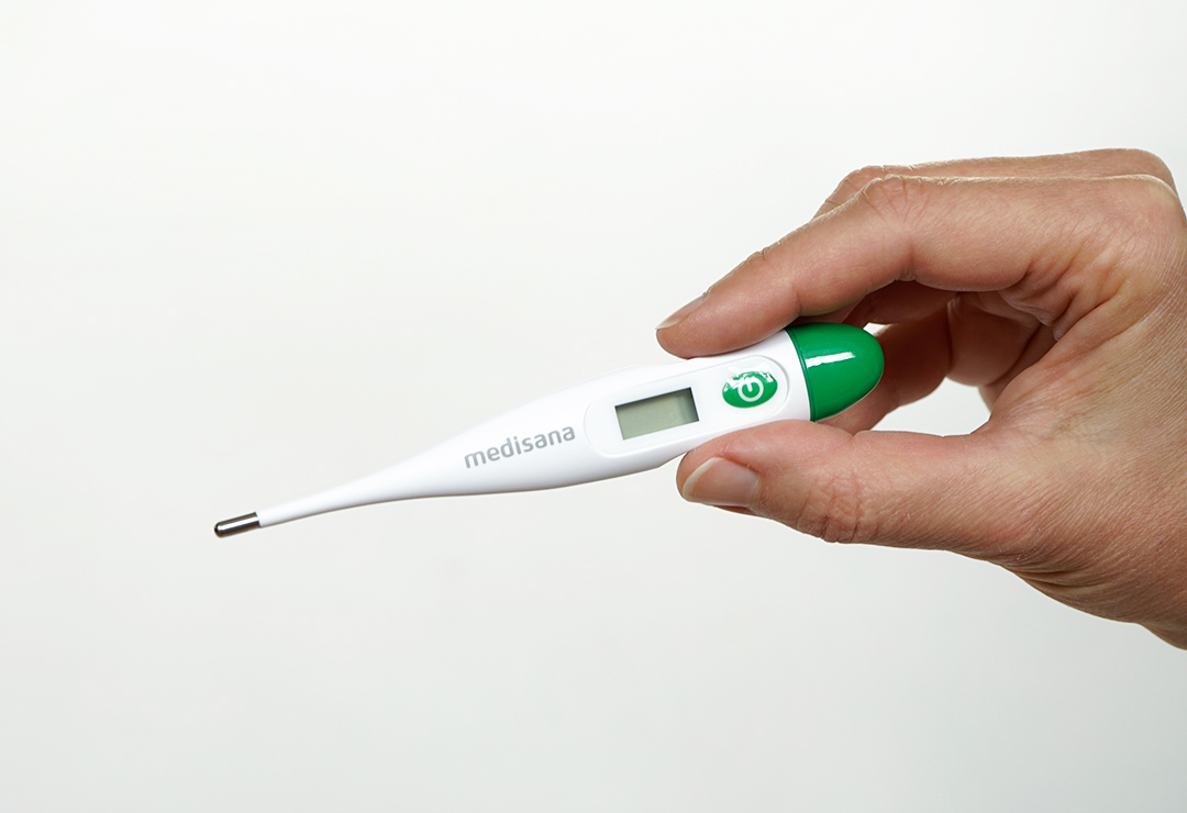 Handy medical thermometer Medisana FTC for precise measurement of body temperature