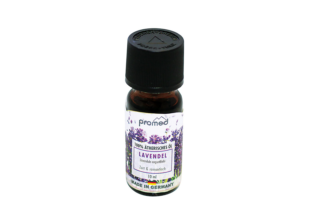 10 ml lavender aromatic essence from Promed are included