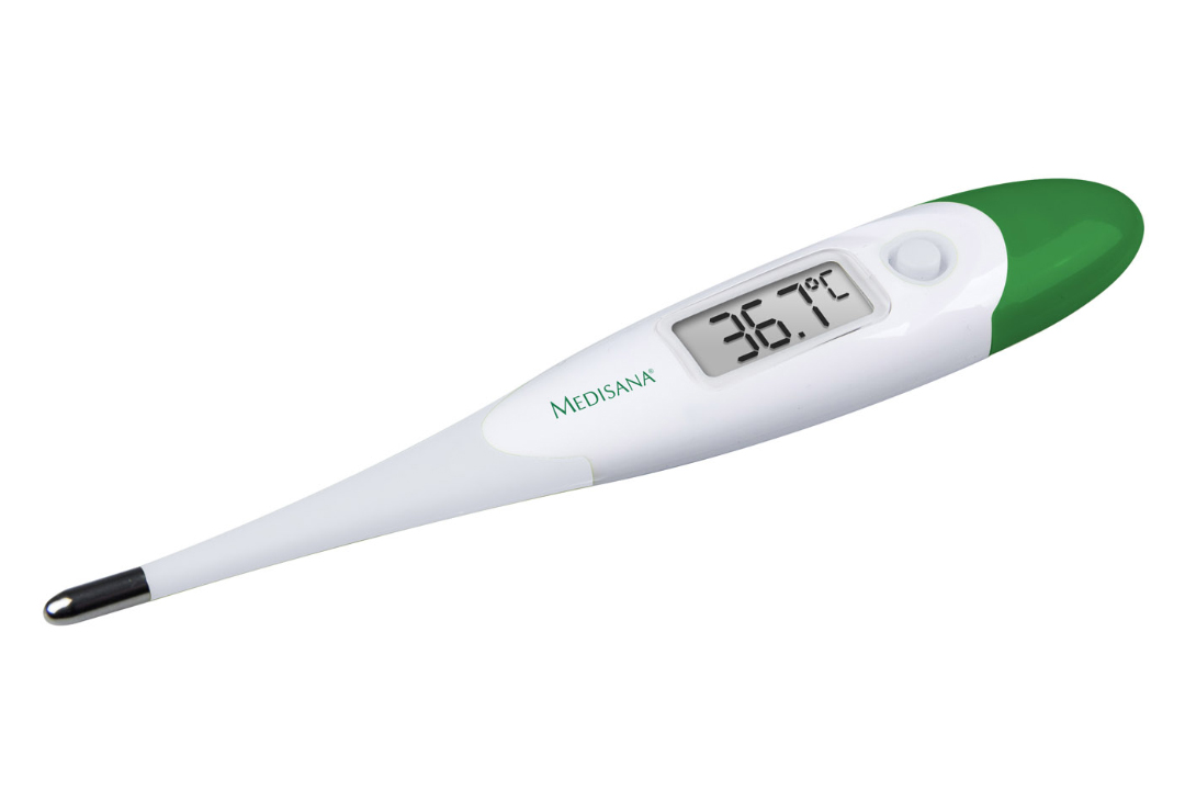 Misuratore di febbre Medisana TM 700 con segnale acustico quando si è pronti per misurare e quando la misurazione è terminata