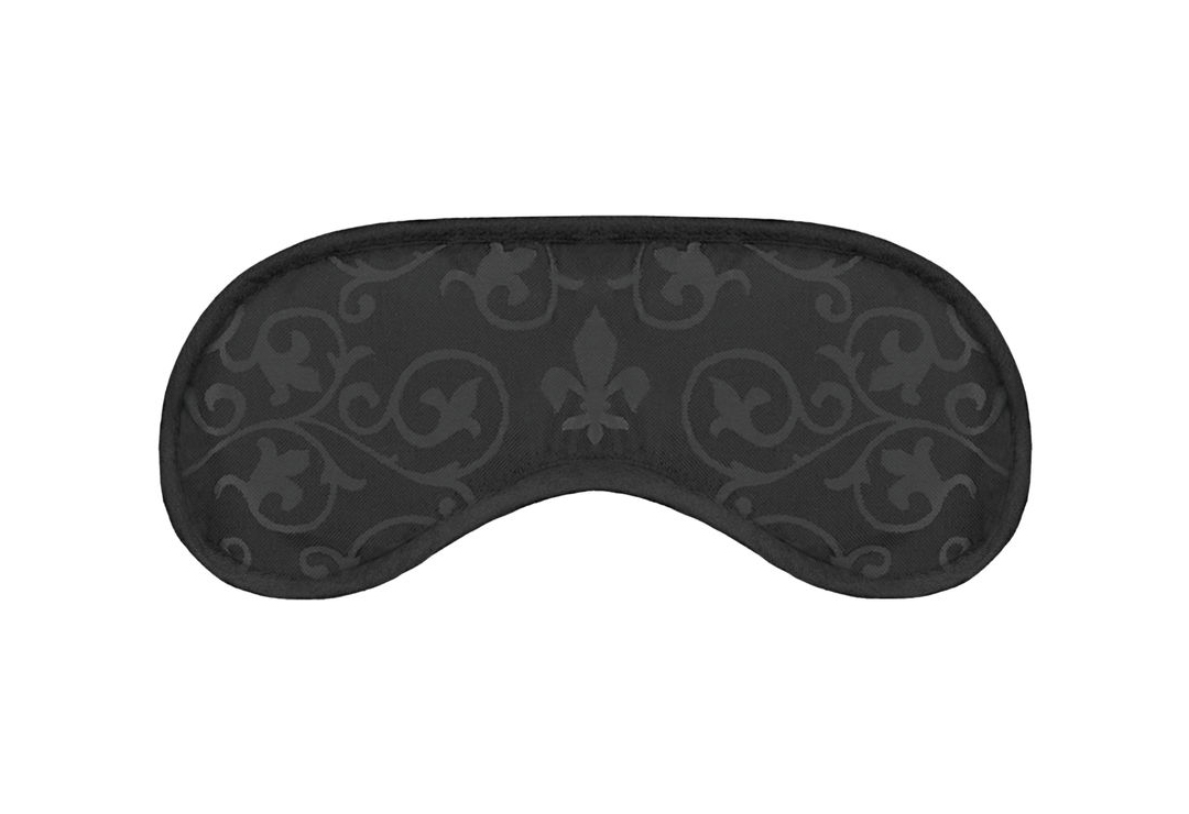 Black Daydream Ornament Sleep Mask