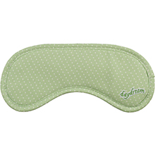 Daydream Dots Green eye mask with delicate dots pattern