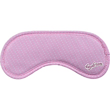 Daydream Dots Pink eye mask with feminine delicate dots pattern