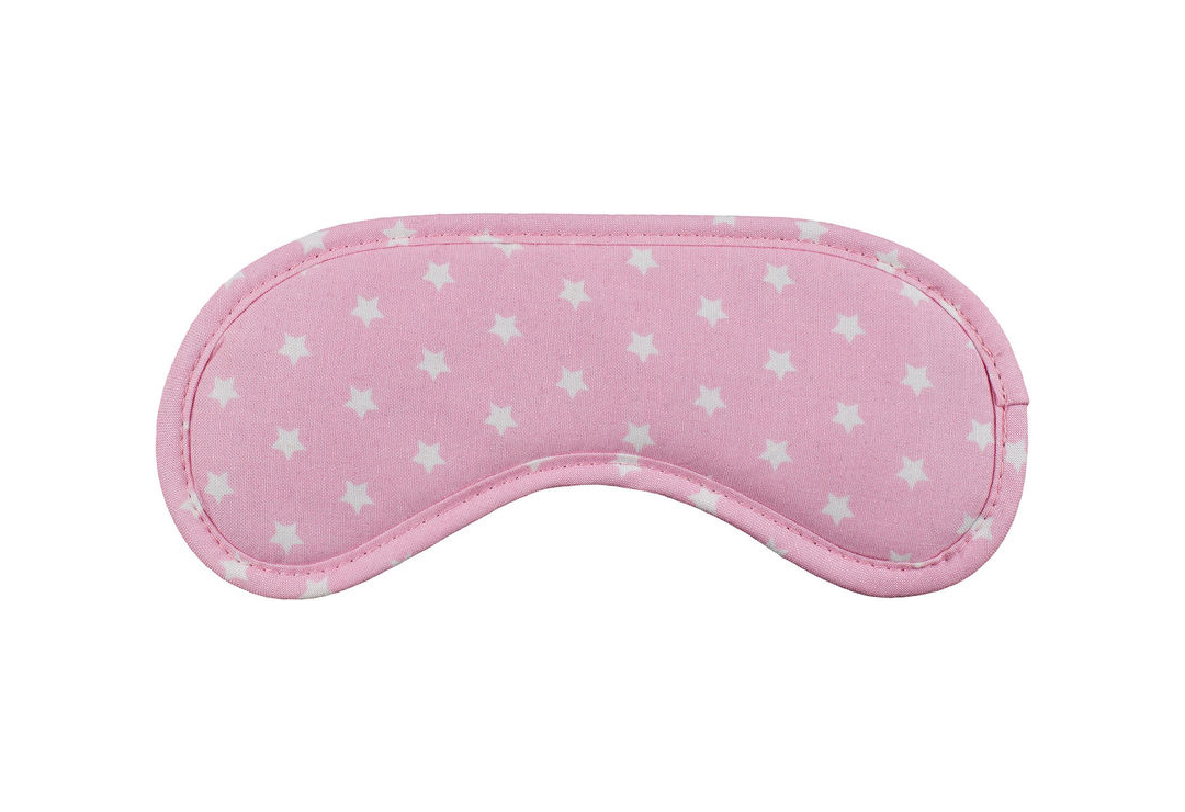 Suitable for the night: the Daydream Stars Pink sleep mask with star pattern