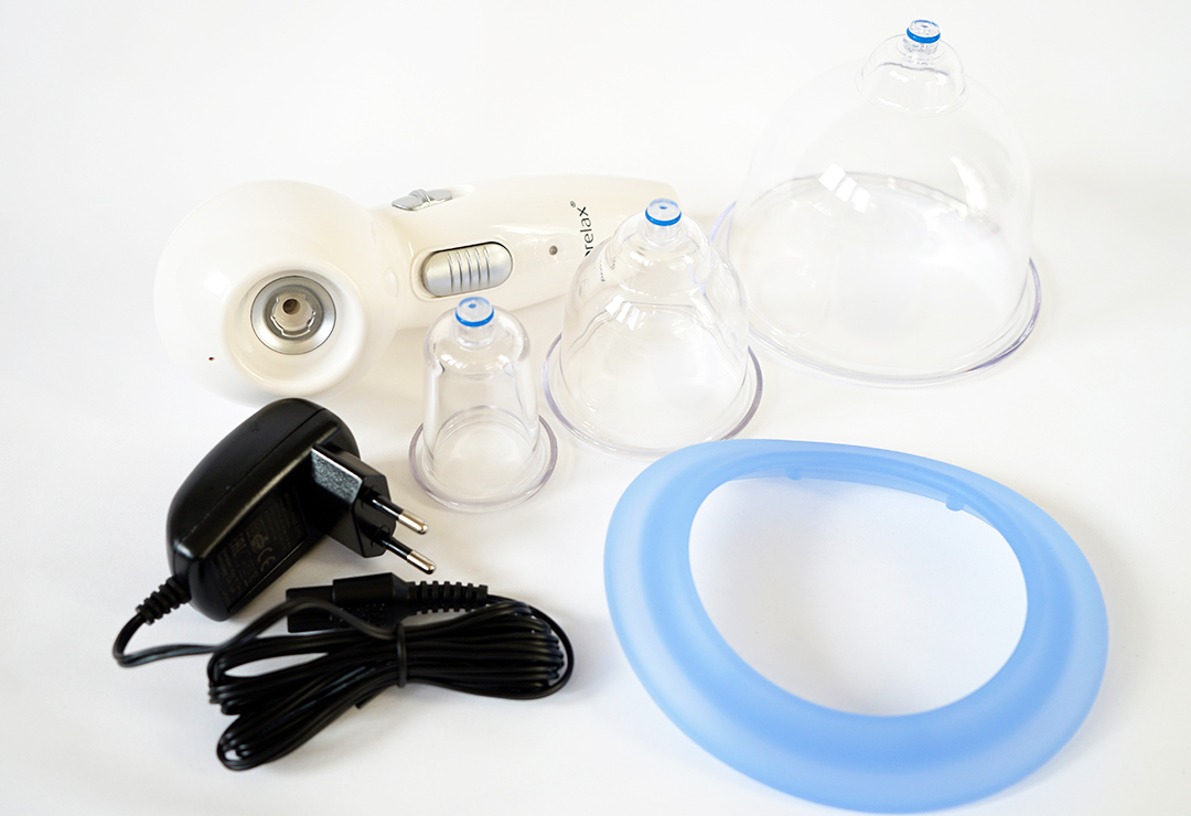 Complete Prorelax vacuum massage set