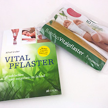 SwissvitalWorld Plaster and book for effective detoxification of the body