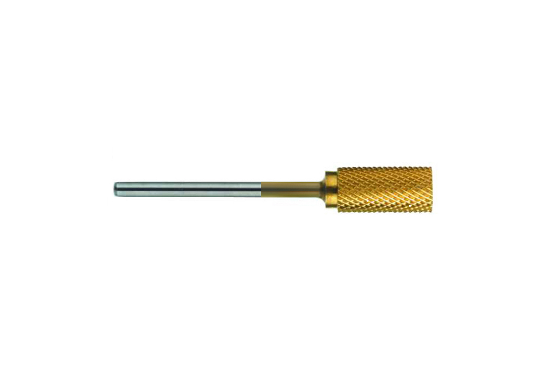 Versatile Promed bit made of titanium-carbide alloy with gold coating