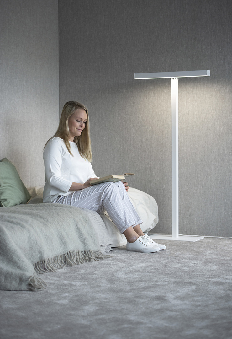 Innolux Valovoima - practical light therapy lamp and living room lamp