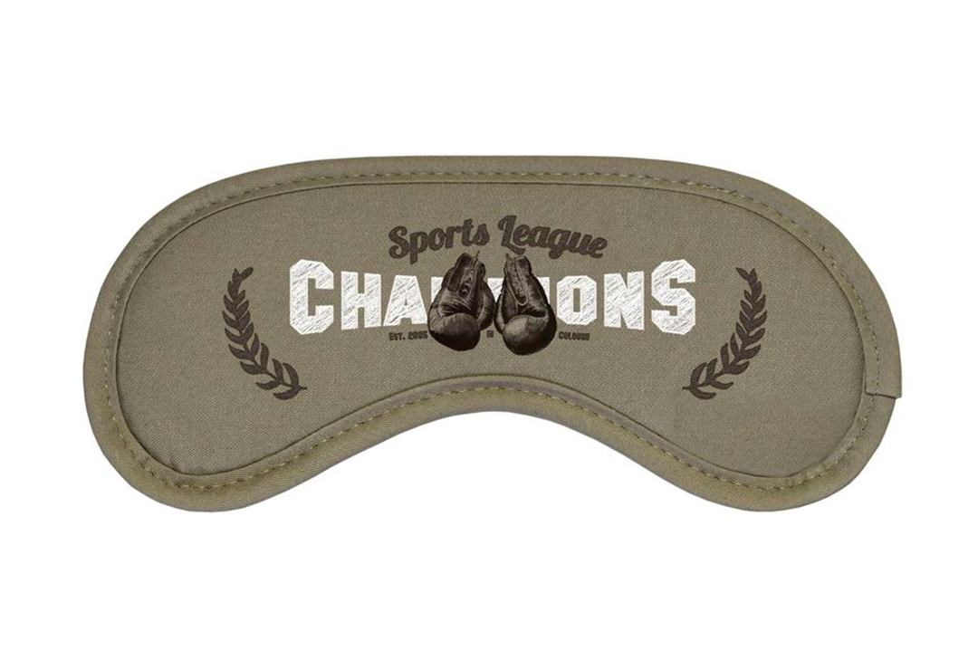 Daydream Champions sleep mask for sports fans