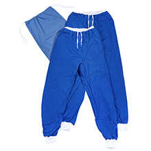 Lot de 2x pantalons de mouillage de lit Pjama bleu et 1x sac de Pjama 