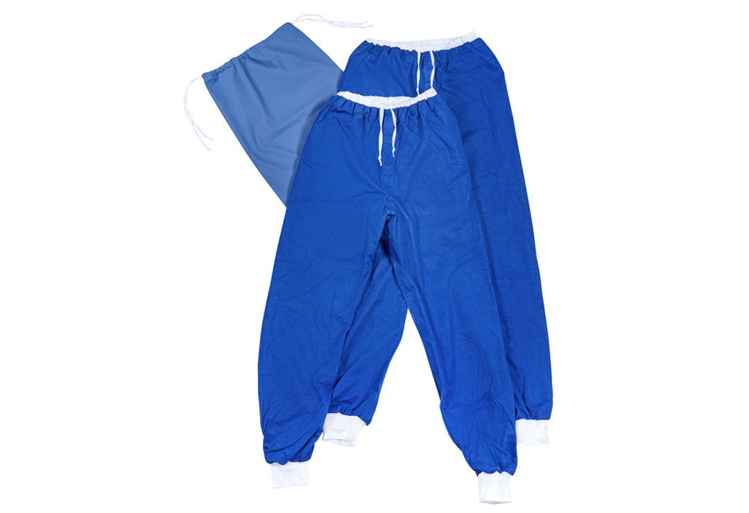 Set aus 2x Pjama Bettnässerhose Blau und 1x Pjama Tasche - ein ideales Startkit