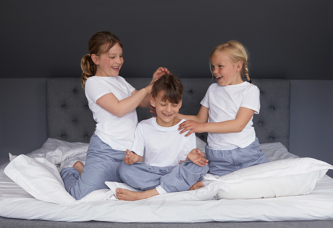The Pjama Bedwetting Treatment Pants look like pajama pants