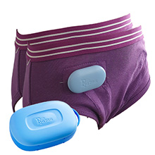 Pjama unisex briefs with Pjama alarm for treating bed wetting