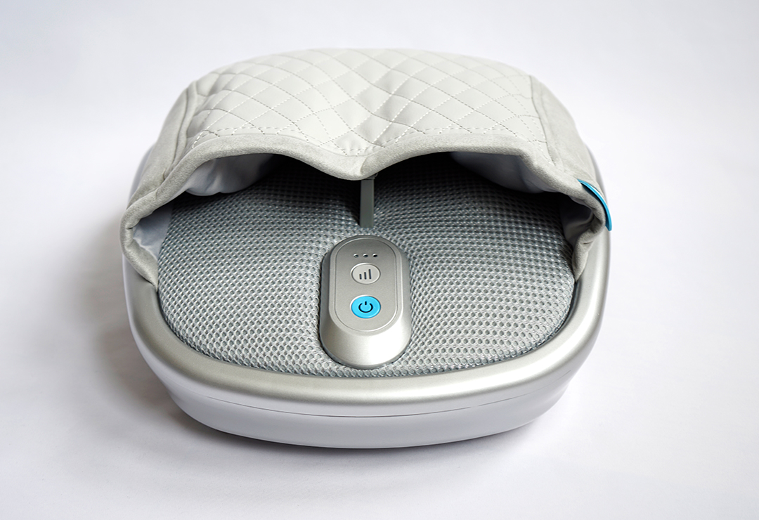 The Medisana FMG 880 foot massager offers Shiatsu and air pressure massage plus warmth