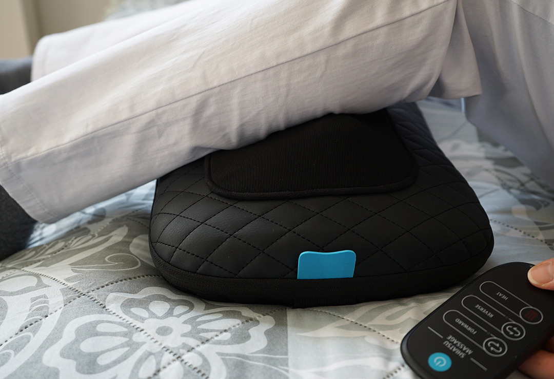 The Medisana MCG 800 massage cushion is also ideal for massaging the legs