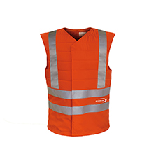 Le gilet E.COOLINE PowerSignal SX3 est idéal par temps chaud et pour rester visible