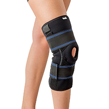 You can wear the Genufix knee orthosis on the right or left knee