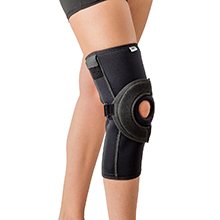 L'ortesi del ginocchio Genufix può essere indossata sul ginocchio destro o sinistro
