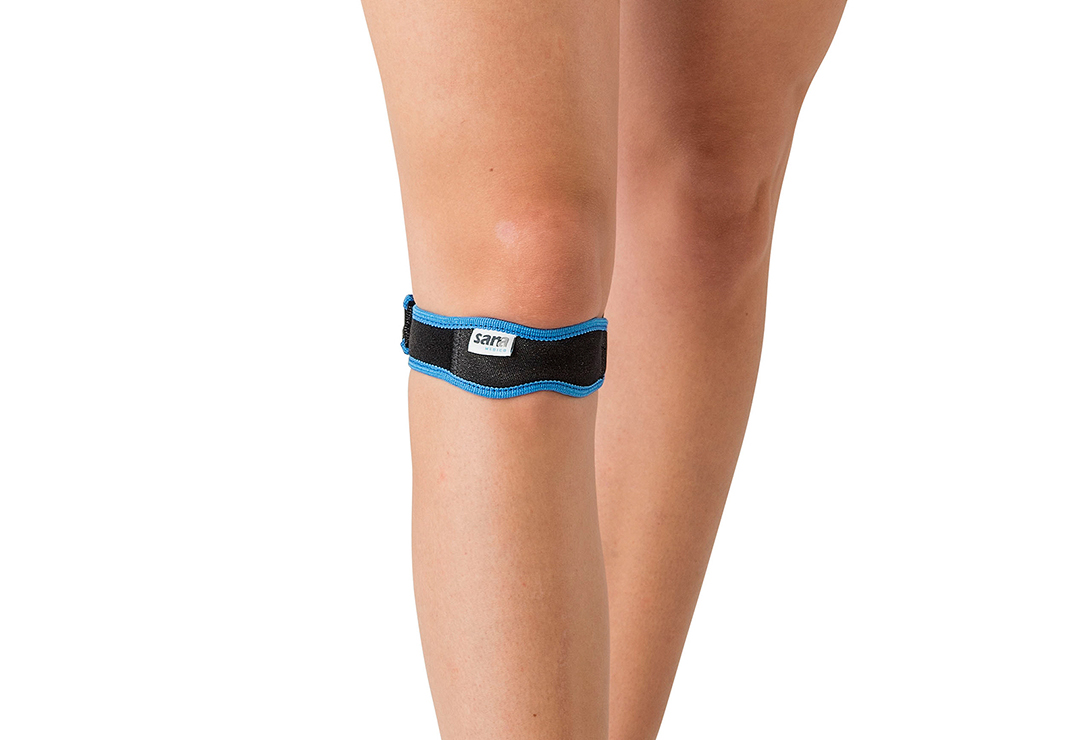 La fascia infrapatellare Genufix può essere indossata sul ginocchio destro o sinistro