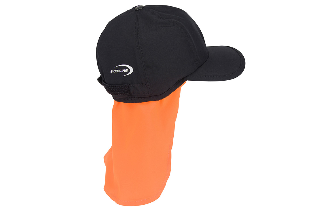 La casquette de baseball E.COOLINE Powercool SX3PRO est équipée d'une protection du cou