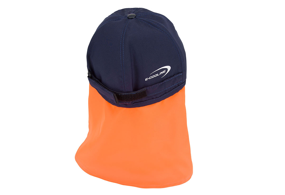 La casquette de baseball E.COOLINE Powercool SX3PRO est équipée d'une protection du cou