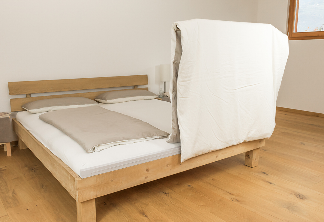 Airzag ist mit Bettdecken bis zu 4 kg belastbar