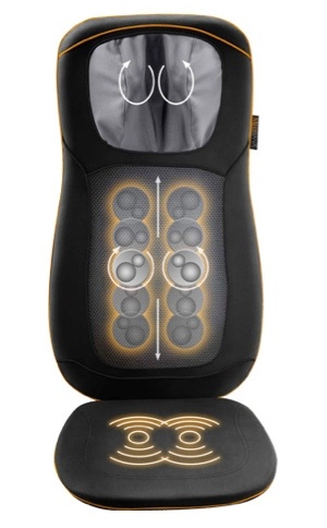 Separate vibration massage in the seat area with three levels of intensity to choose from