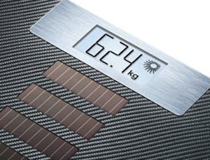 Die Design-Waage GS50 Solar ist optisch und technisch ein echtes Highlight.