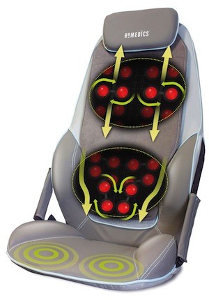Massage seat Homedics CBS-1000 for massaging the back, shoulders and thighs