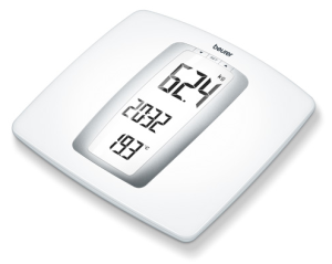 Leggete il peso con dei numeri da 60 mm, messi in evidenza da un'illuminazione LCD bianca