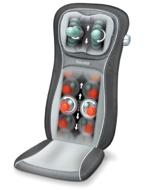 The Beurer MG260 offers parallel massage for the neck and back with a 2-stage massage speed
