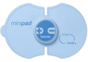 EMS-Behandlung mit Hilfe eines weichen, flexiblen und wiedervendbaren Pads