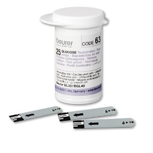 50 test strips for use with the GL30 and BGL40