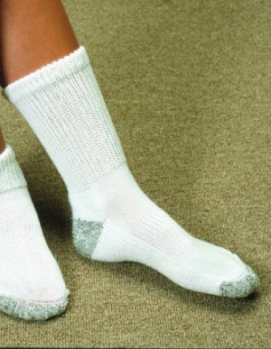 Silver Knit Sock: The perfect sock for athletes and people with sensitive feet. 